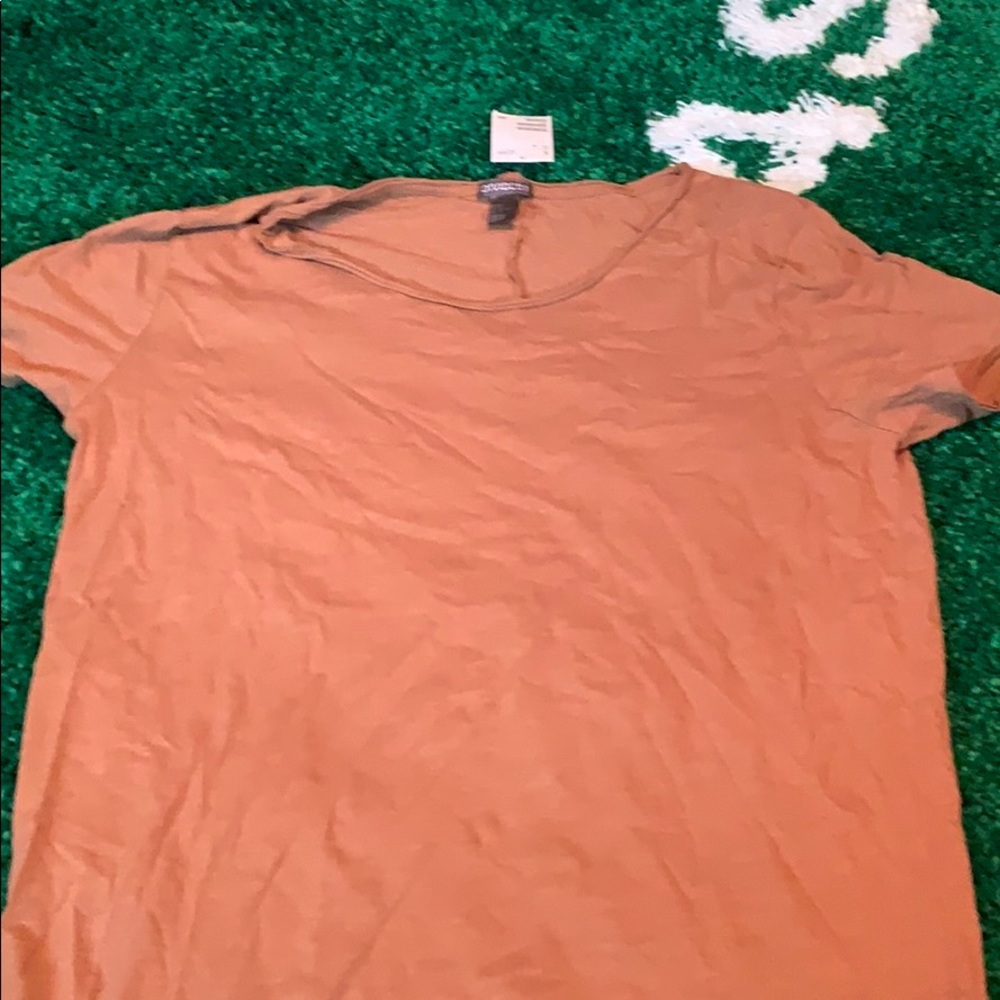 Tan scoop neck H&M t shirt